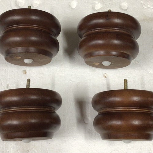 1313M Furniture Bun Feet Chair Ottoman Sofa Maple Etsy