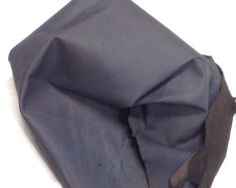 D15 leather deer hide skin upholstery crafts fabric distressed dark blue 6 sq ft FREE SHIP