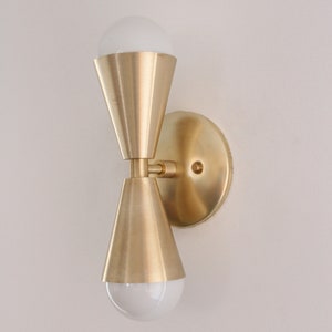 Double Uptown Brass Sconce zdjęcie 2