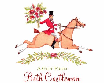 Horse Gift Tags, Horse Lover gifts | Personalized Gift Tags with Horses
