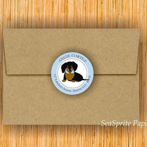 Dog address labels stickers Address Labels with Dog Makes Ideal Gift for Dog Owner image 2