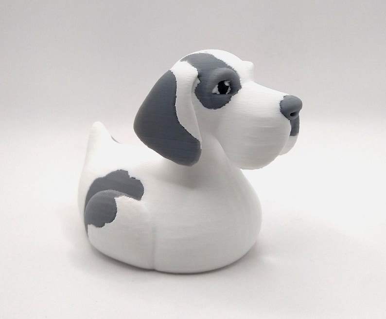 Harlequin Great Dane Duck - 3D Printed image 2