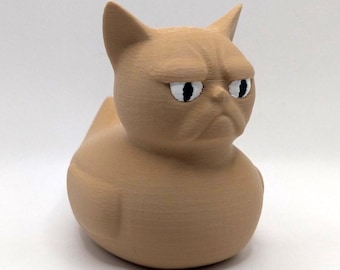 Grumpy Cat Duck - 3D Printed
