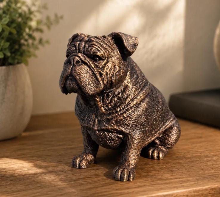 English Bulldog Book Ends - Etsy