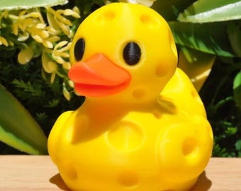 Swiss Cheese Duck - 3D Printed Dashboard Buddy