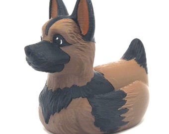 German Shepherd Duck, Dashboard Buddy, Ducking, Custom Duck, Get Ducked
