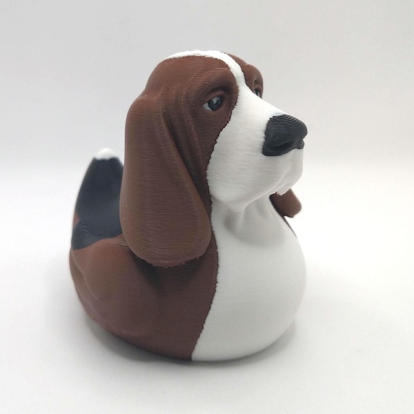 Slightly Blemished Bassett Hound Duck, Dashboard Buddy, Dog Duck, Ducking, Get Ducked