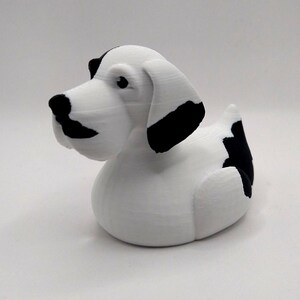 Harlequin Great Dane Duck - 3D Printed image 4