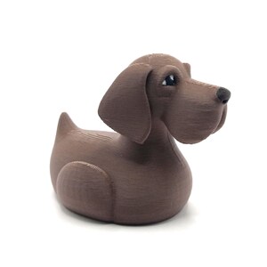 Great Dane Duck, Dashboard Buddy, Ducking, Custom Duck, Get Ducked Chocolate