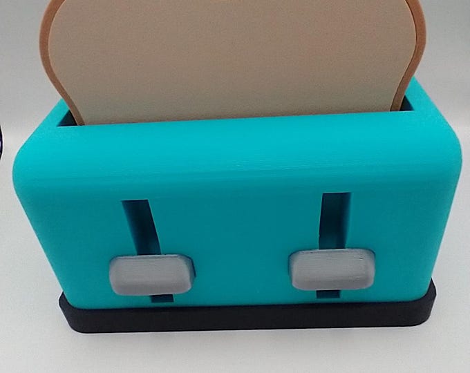 Toaster and Toast Coaster Set, Cute and Funny Gift Set
