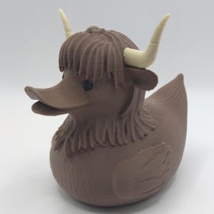 Highland Cow Duck, Bull Duck, Dashboard Buddy, Ducking, Custom Duck, Get Ducked