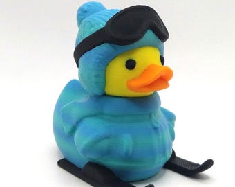 Skiing Duck , Ducking, Dashboard Buddy, Custom Duck, Get Ducked