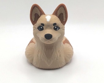Australian Cattle Dog Duck, Red Heeler Duck, Ducking, Dashboard Buddy, Custom Duck, Get Ducked