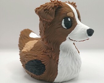 Australian Shepherd Duck - 3D Printed Dashboard Buddy