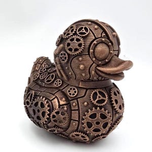 Steampunk Duck - 3D Printed Dashboard Buddy