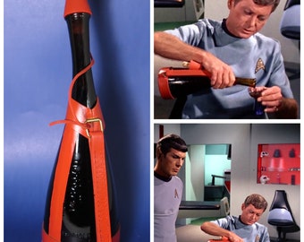Star Trek Saurian Brandy Whiskey Bottle Prop Decanter Full Size 1/4 Gallon