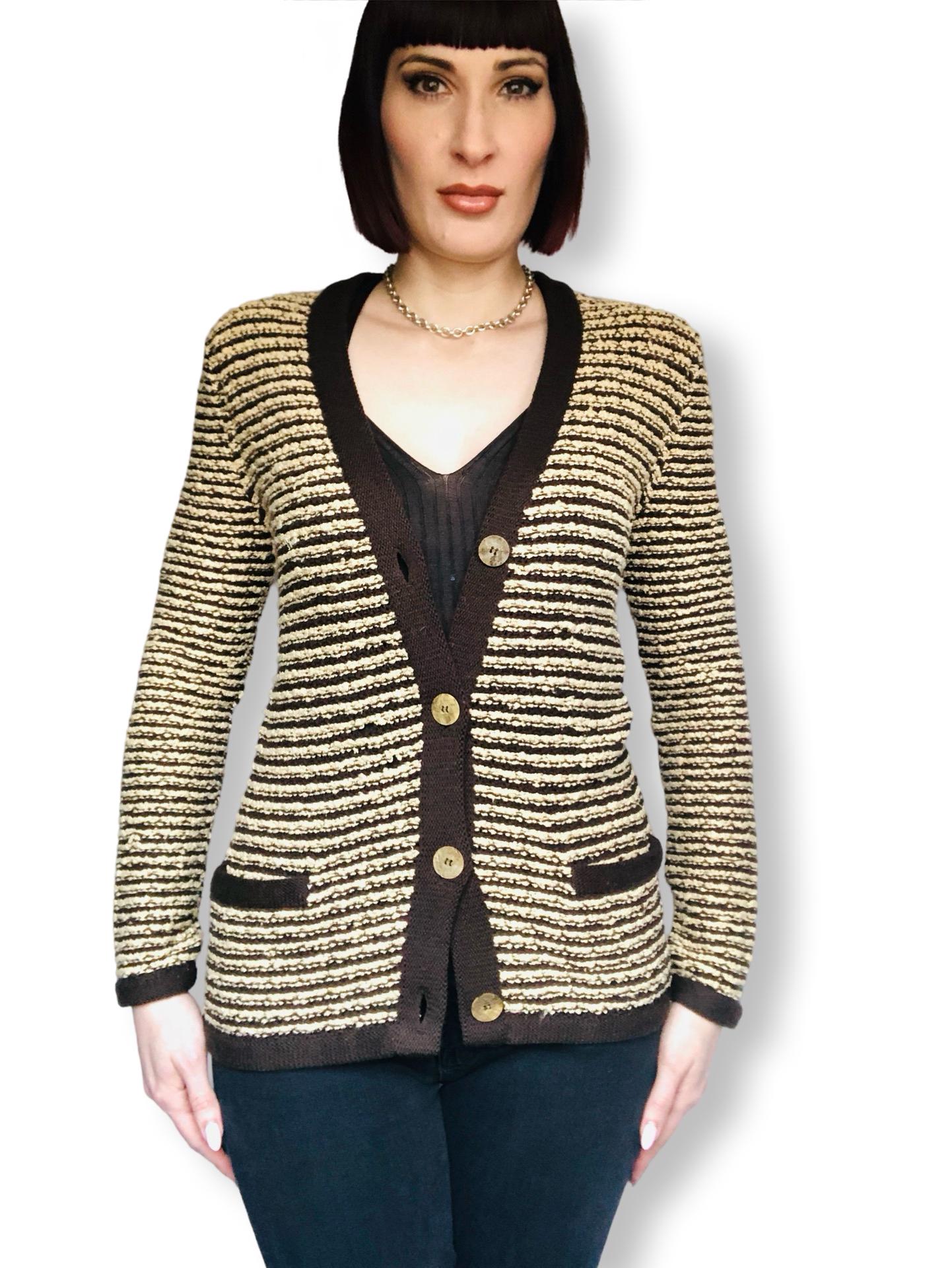 Celine Striped Cardigan - Etsy