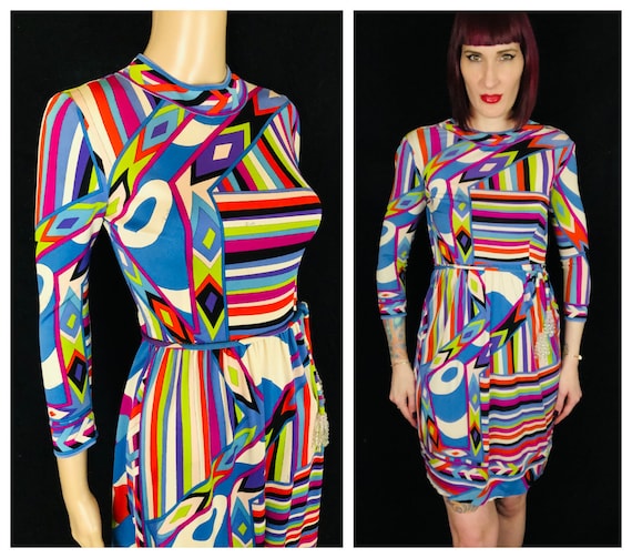 PUCCI Printed Sheer Long Sleeve Top Emilio Pucci