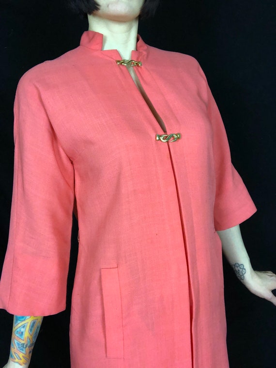 Vintage 1960's Pauline Trigere A-Line Shift Dress… - image 5