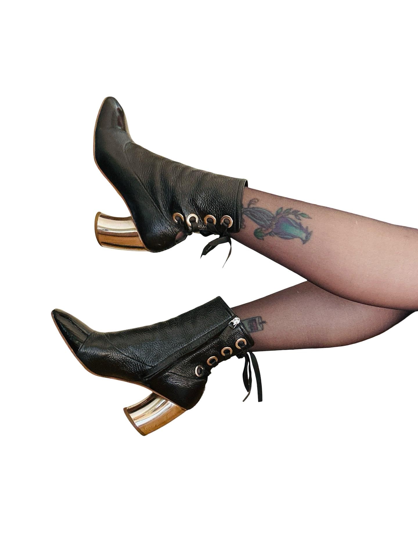 00s Heel Boots - Etsy