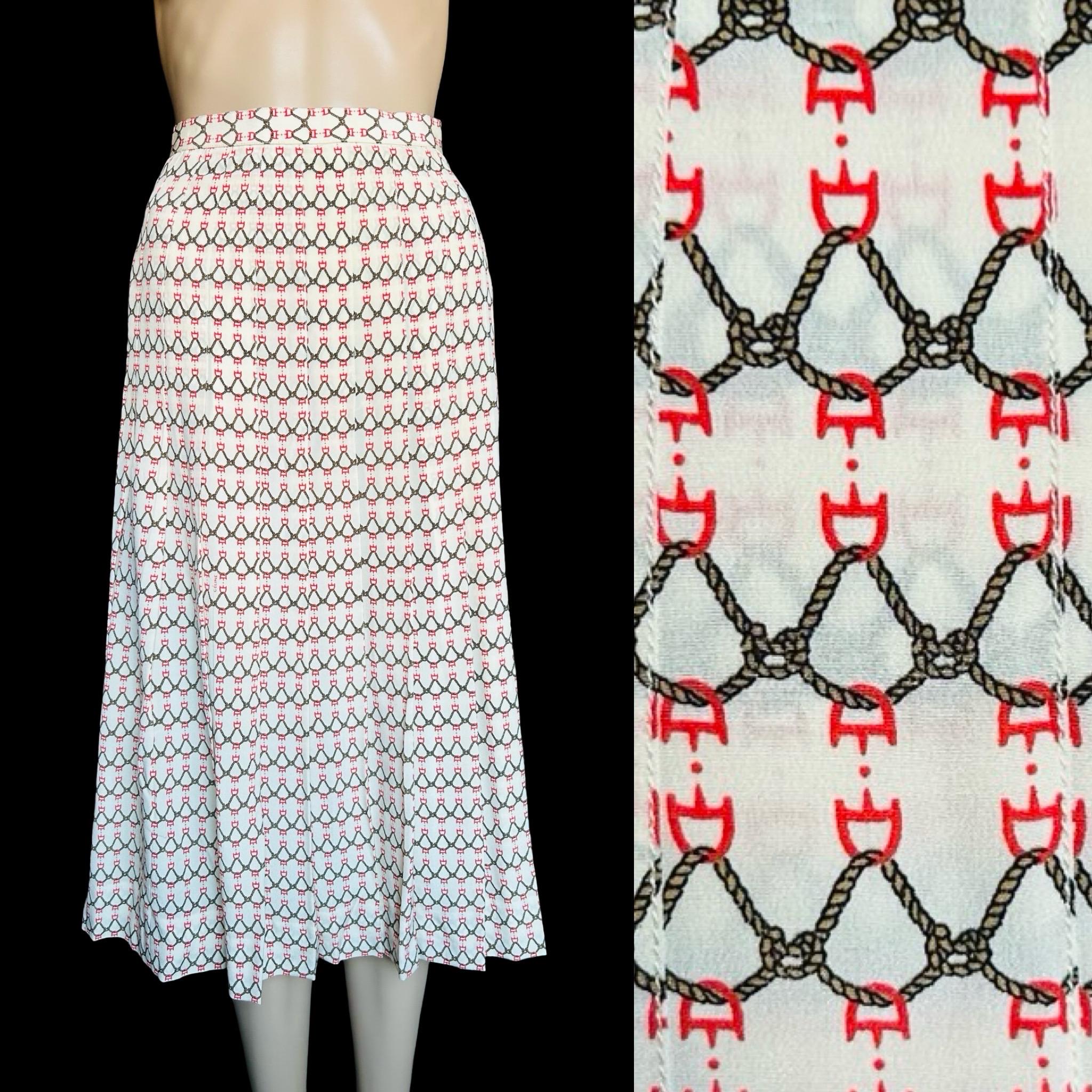 Celine Red Skirt - Etsy