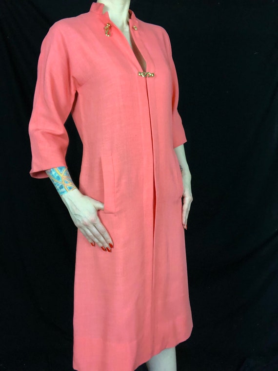 Vintage 1960's Pauline Trigere A-Line Shift Dress… - image 4