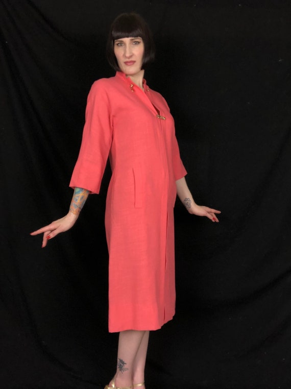 Vintage 1960's Pauline Trigere A-Line Shift Dress… - image 3