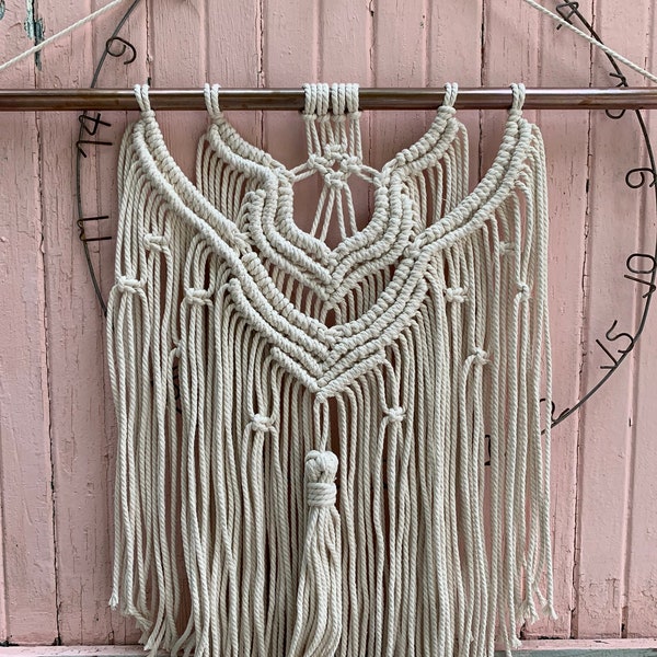 Elegant Medium Macrame Wall Hanging