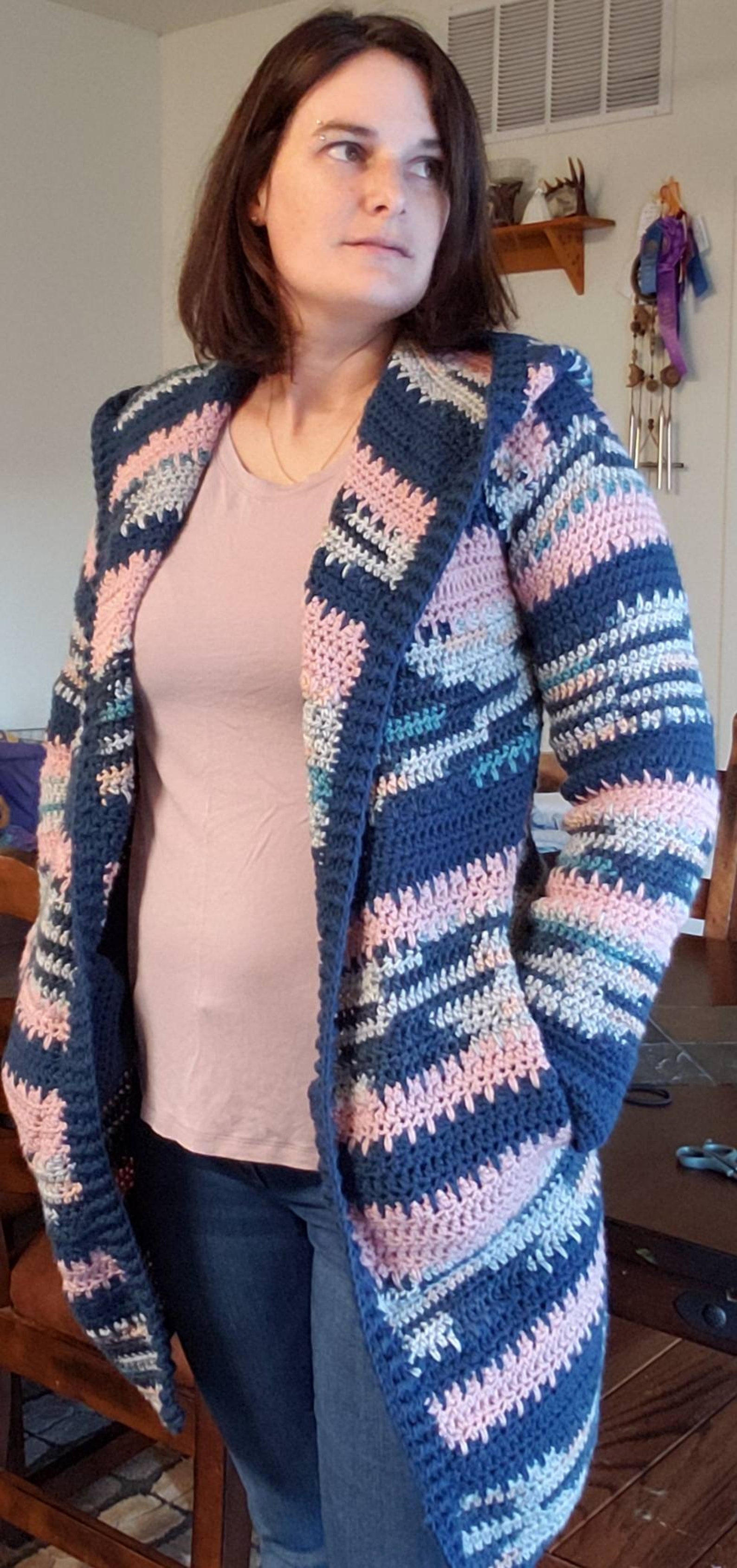 Ready to Ship Painted Canyon Cardigan Crochet Ready to Etsy