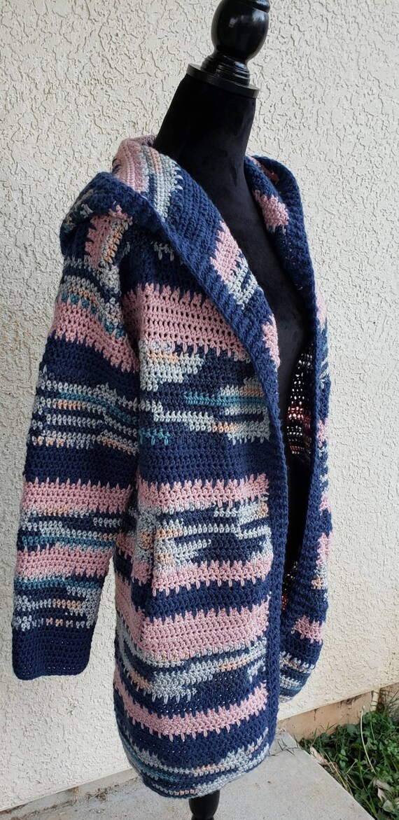 Ready to Ship Painted Canyon Cardigan Crochet Ready to Etsy