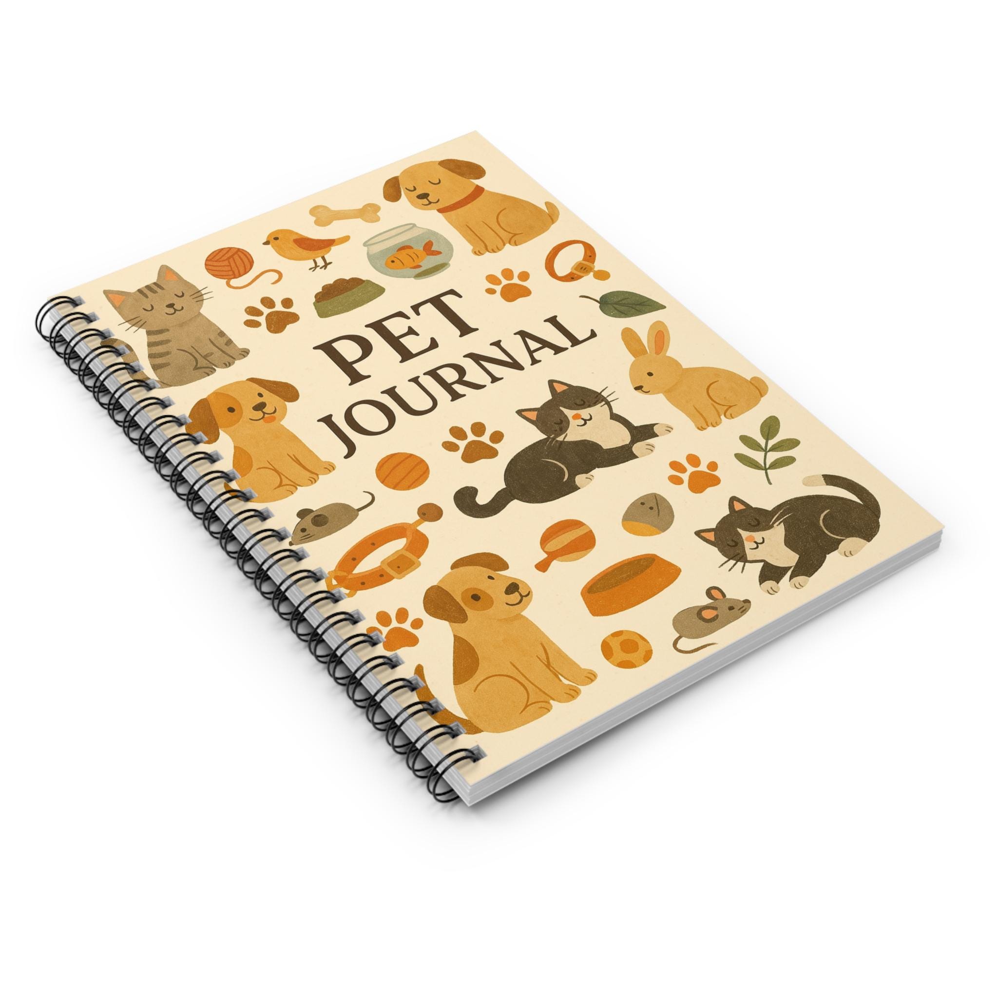 Pet Journal Example Pet Journal - Cute Animal Design, Perfect for Pet Lovers, Gifts for Pet ...