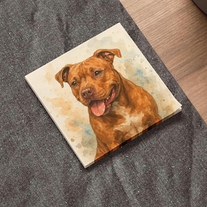 Blocchi Post-it personalizzati con ritratto di cane, articoli di cancelleria per amanti dei cani, blocchi note con animali, regali per animali domestici, blocchi note personalizzati