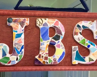Mosaic Initials- made to order