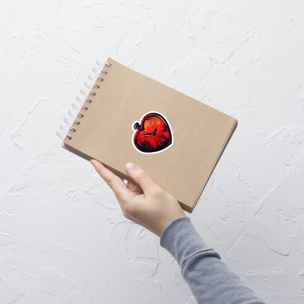 Beating Heart Sticker - Etsy