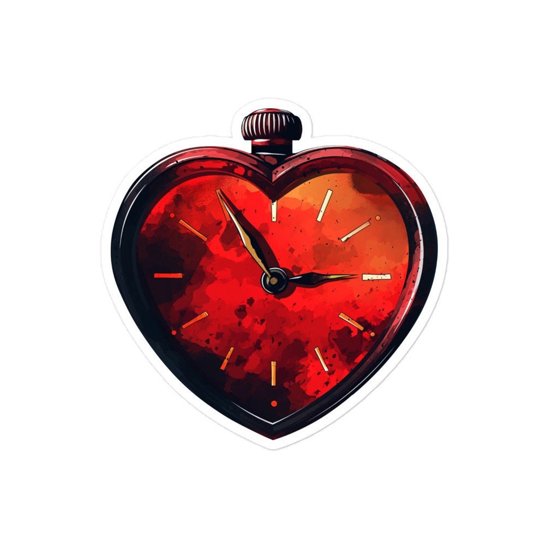 Beating Heart Sticker - Etsy