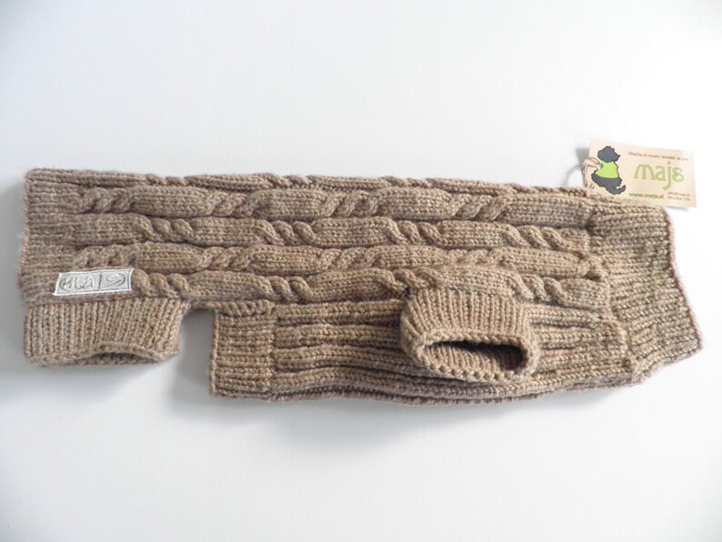 Hand stricken Pullover Hund Etsy