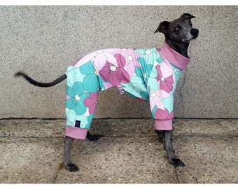 Italian Greyhound Pajamas, Italian Greyhound Summer Pajamas, Dog Summer Pajamas, Dog Sweat Pajamas, Dog Retro Pajamas