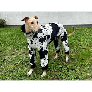 Greyhound Pajamas, Greyhound Fleece Pajamas, Greyhound Costume, Greyhound Cow Onesie