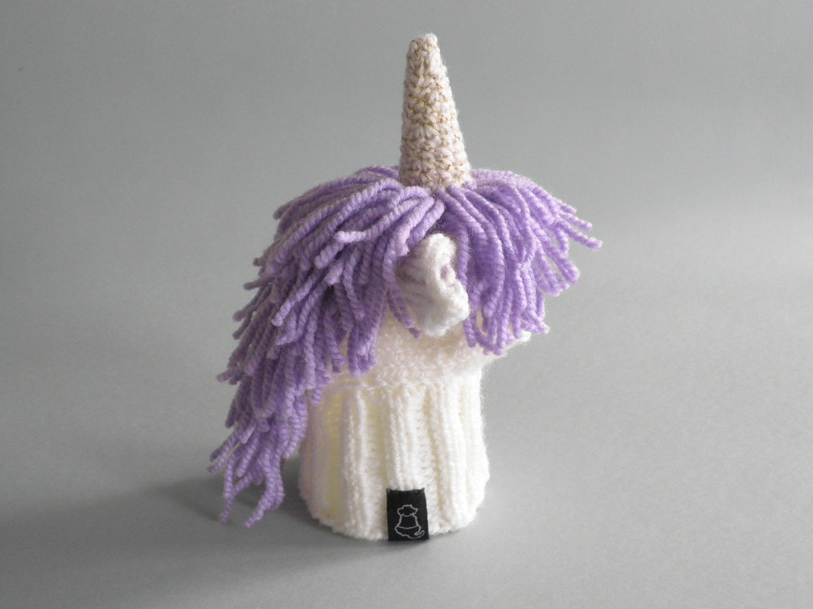 Unicorn Dog Hat / Unicorn Dog Snood / Knit Unicorn Dog Hat / Etsy
