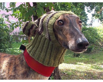 Greyhound Hat, Galgo Hat, Dog Hat, Hand Knit Dog Hat