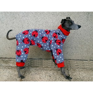 IN STOCK / Italian Greyhound Pajamas, Italian Greyhound Fleece Pajamas