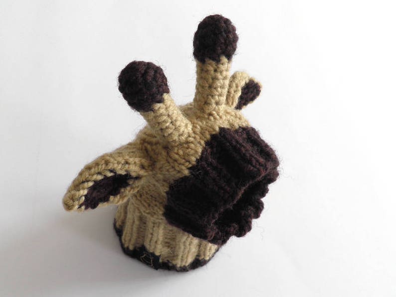 Giraffe Dog Hat / Giraffe Dog Snood / Knit Giraffe Dog Hat / Etsy