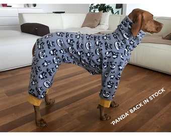 Vizsla Pyjamas, Vizsla Fleece-Pyjamas, Hundepyjamas, Hunde Outfit, großer Hundepyjama, Winterhundekleidung, großes Hundeoutfit