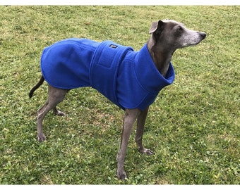 IN STOCK / Italian Greyhound Coat, XSmall - Petrol