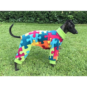 Italian Greyhound Pajamas, Italian Greyhound Fleece Pajamas, Italian Greyhound Clothing