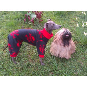 Italiaanse windhondpyjama, Italiaanse windhondtrui, pyjama met schedelpatroon