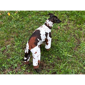 Italian Greyhound Pajamas, Italian Greyhound Cow Costume, Iggy Onesie, Iggy Fleece Pajamas