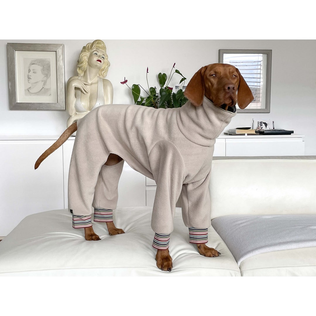 Vizsla Pajamas, Vizsla Unicolor Pajamas, Vizsla Fleece Pajamas, Large