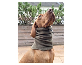 Dog Snood – Unicolor, Polar Fleece