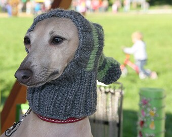 Greyhound Hat, Italian Greyhound Hat, Dog Hat, Hand Knit Dog Hat